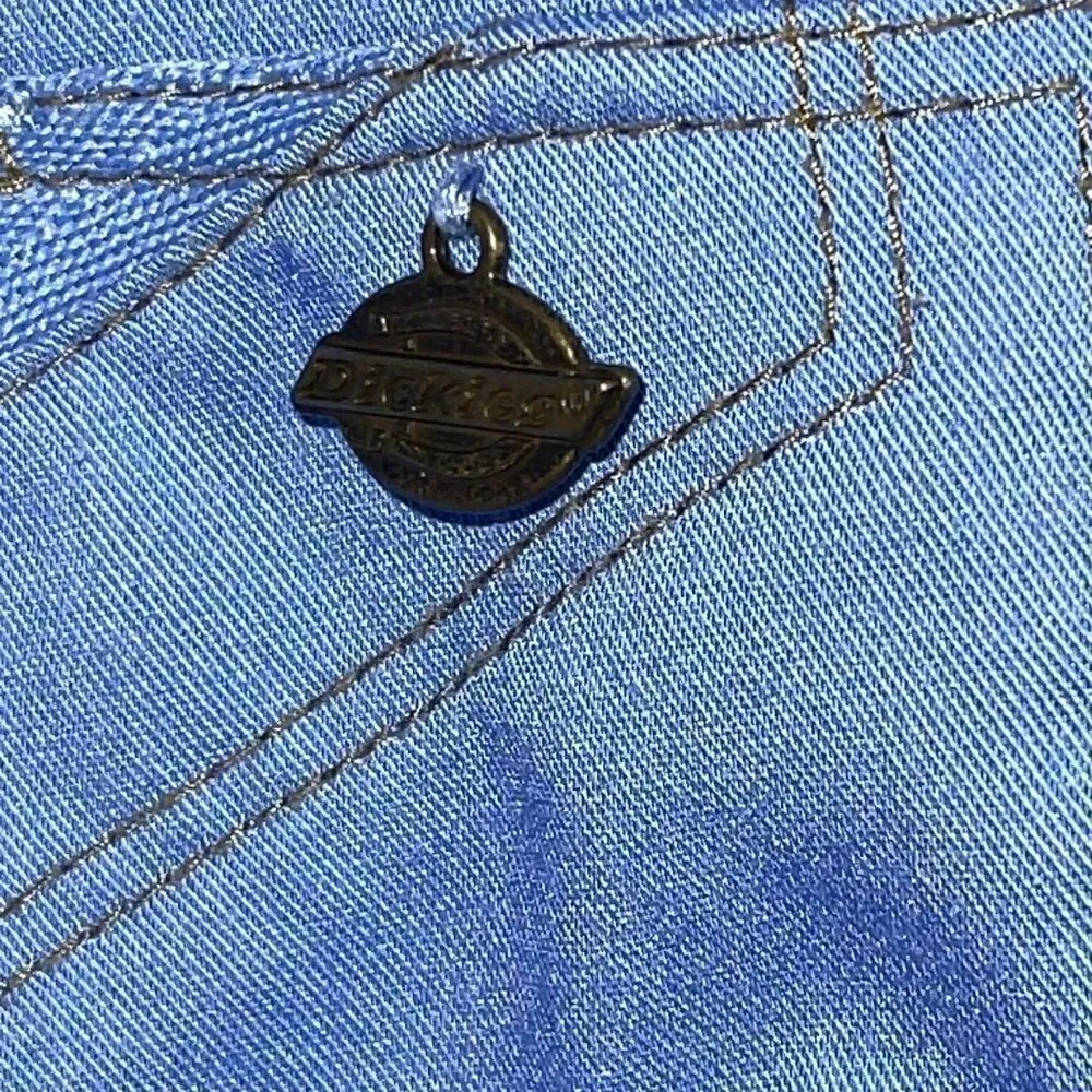 Dickies Jacket Womens Size petite Small Work Front zip up‎ Long Sleeve Blue work